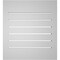 Ekena Millwork Vertical Surface Mount PVC Gable Vent: Functional, w/ 2"W x 1-1/2"P Brickmould Frame, 20"W x 22"H GVPVE20X2202SF - alternate 4